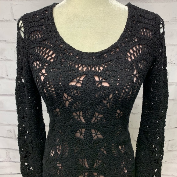 Inc International Concepts Black Crochet Dress - Picture 2 of 8